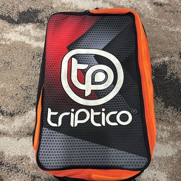 Triptico Black and Orange Swim Bile Run Tri Sports Bag - Picture 2 of 5